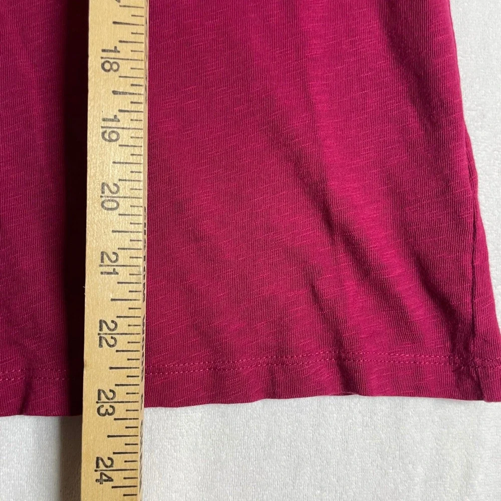 j crew girlfriend tee‎ long sleeve 100% cotton S capsule layering granola preppy